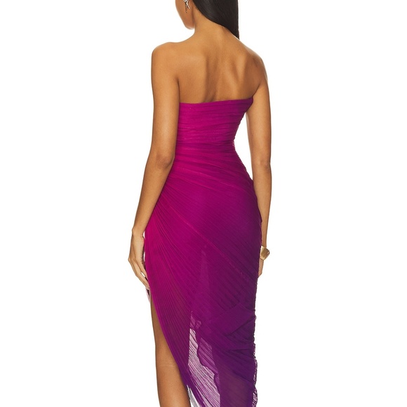 ROCOCO SAND Long Dress in Pink & Purple - Picture 2 of 11